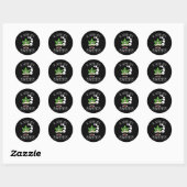 Een beetje hoogIerse grappige St. Patrick's Day Ronde Sticker (Vel)