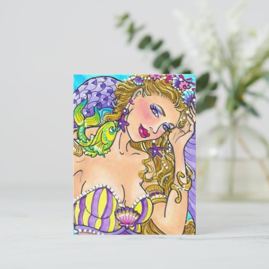 Een beetje hulp briefkaart (Staand voorkant)