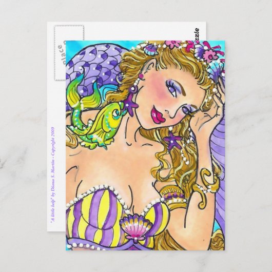 Een beetje hulp briefkaart (Voorkant / Achterkant)