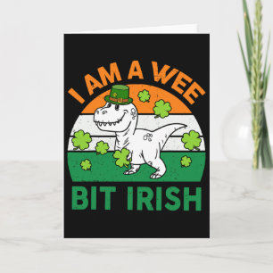 Een beetje Iers St. Patrick-dag dinosaurus peuter Kaart