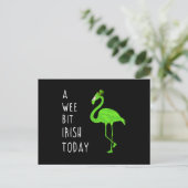 Een beetje Iers vandaag | Sint-Patty's Day Flaming Aankondigingskaart (Staand voorkant)