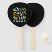 Een beetje Iers vandaag | St. Patrick's Day Flamin Handwaaier (Voorkant en achterkant)