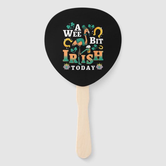 Een beetje Iers vandaag | St. Patrick's Day Flamin Handwaaier (Voorkant)