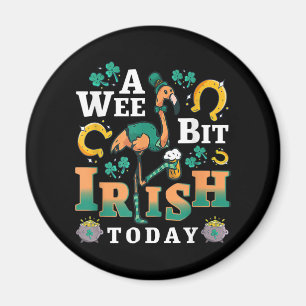 Een beetje Iers vandaag St. Patrick's Day Flamin Magneet