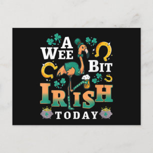 Een beetje Iers vandaag   St. Patrick's Day Flamin Uitnodiging Briefkaart