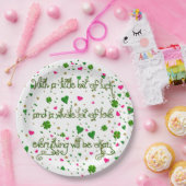 Een beetje Ierse Luck-9in Paper-Borden Papieren Bordje (Feest)