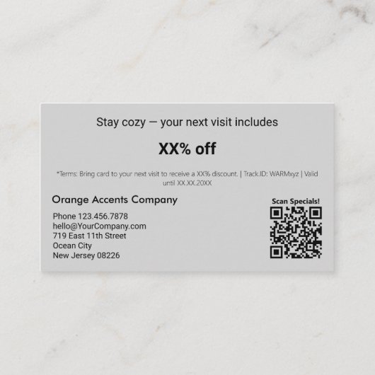 Een beetje iets om de volgende keer uit te pakken  kortingskaartje (Achterkant)