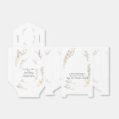 Een beetje iets om onze dag "Bloemen" te onthouden Bedankdoosjes (Uitgevouwen)