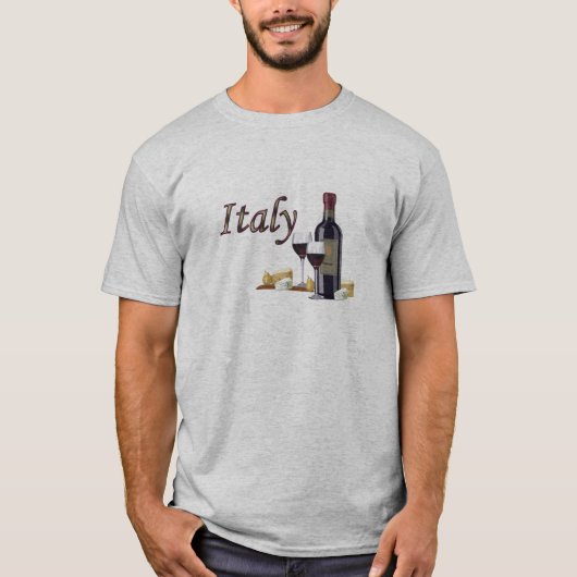 Een beetje Italië T-shirt (Voorkant)