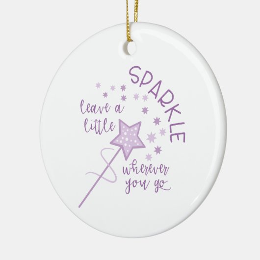 Een beetje keramisch ornament (Links)