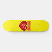 "EEN BEETJE KINDERS..." inspirerend quote Persoonlijk Skateboard (Horizontaal)