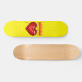 "EEN BEETJE KINDERS..." inspirerend quote Persoonlijk Skateboard (Horizontaal)
