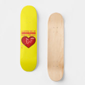 "EEN BEETJE KINDERS..." inspirerend quote Persoonlijk Skateboard (Voorkant)