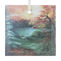 Een beetje kleur bij het meer