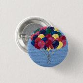 Een beetje kleur ronde button 3,2 cm (Voorkant /achterkant)