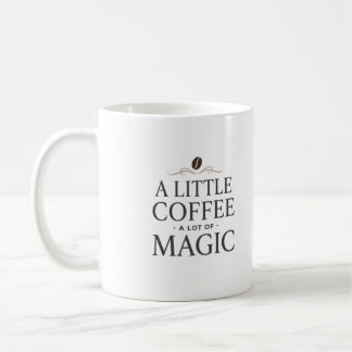 Een beetje koffie heel veel magie Elegante koffie Koffiemok