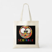 Een beetje kribbel tote bag (Achterkant)