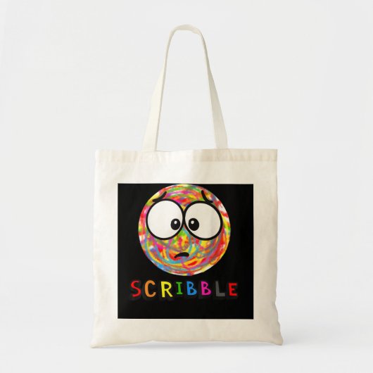 Een beetje kribbel tote bag (Voorkant)