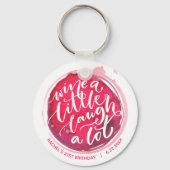 Een beetje lachen. sleutelhanger (Voorkant)