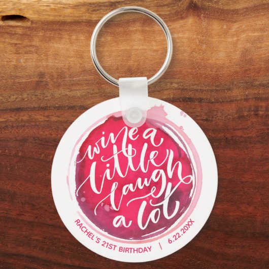 Een beetje lachen. sleutelhanger (Voorkant)