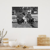 Een beetje lager alsjeblieft, jaren 20 poster (Keuken)