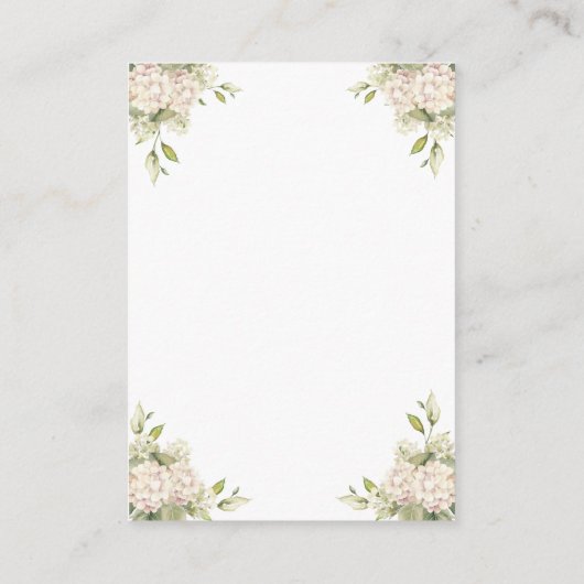 Een beetje Lambchop Waterverf Luier Raffle Informatiekaartje (Achterkant)