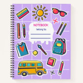 Een beetje leergierig vandaag, een wereld verander notitieboek (Voorkant)