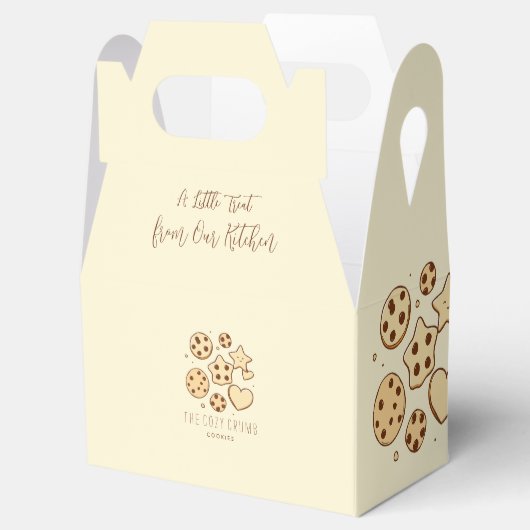 Een beetje lekkers uit onze keuken (Cream) Bedankdoosjes (Geopend)