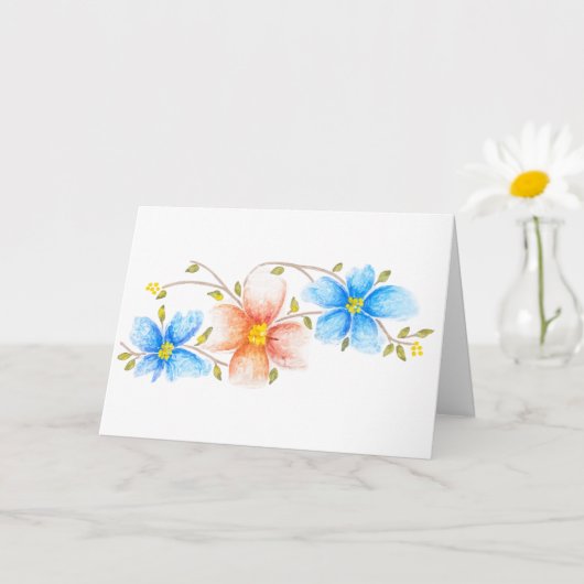 Een beetje Lente Kaart (Kleine Plant)