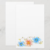 Een beetje lente stationair briefpapier (Voorkant / Achterkant)