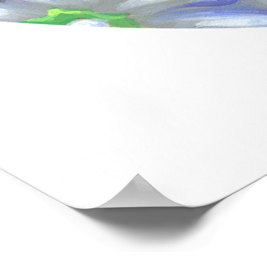 Een beetje lentekruitenbloemfee poster (Hoek)