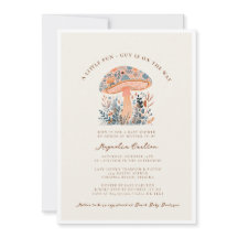 Een beetje leuke man paddenstoel Herfst Baby showe