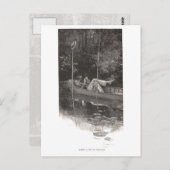 Een beetje lezen briefkaart (Voorkant / Achterkant)