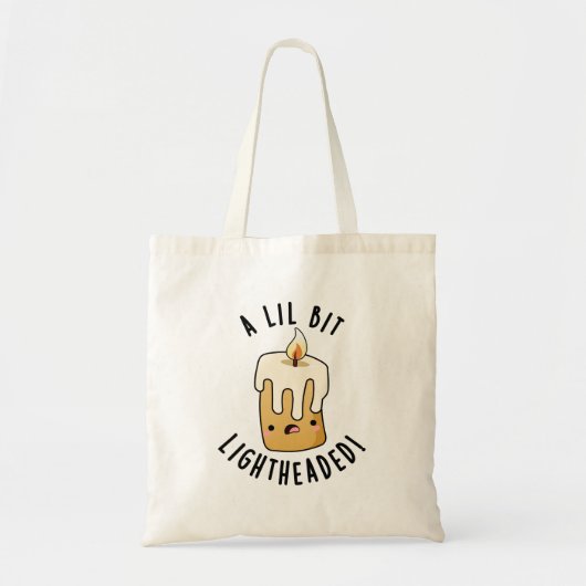 Een beetje licht in het hoofd Grappige Kaars Grapp Tote Bag (Voorkant)