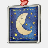 Een beetje licht van mijn metalen ornament (Links)