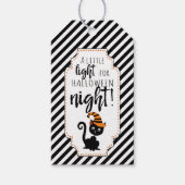 Een beetje licht voor Halloween Night Glow Stick Cadeaulabel (Voorkant)