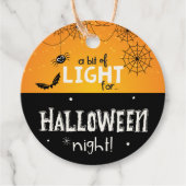 Een beetje licht voor Halloween Night - Labels (Voorkant)