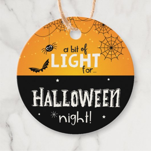 Een beetje licht voor Halloween Night - Labels (Voorkant)