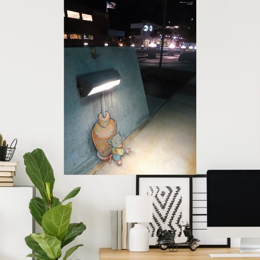 Een beetje lichtleesbaar poster (Thuiskantoor)