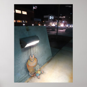 Een beetje lichtleesbaar poster