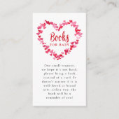 Een beetje lief Baby shower boeken voor Baby Informatiekaartje (Voorkant)