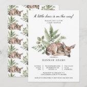 Een beetje lief is onderweg naar het Baby shower Kaart (Voorkant / Achterkant)