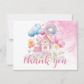 Een beetje lief Snoep Baby shower Bedankkaart (Voorkant)