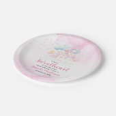 Een beetje lief Snoep Baby shower Papieren Bordje (Gekanteld)