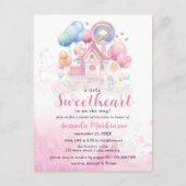 Een beetje lief Snoep Baby shower uitnodiging (Voorkant)