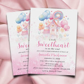 Een beetje lief Snoep Baby shower uitnodiging