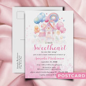 Een beetje lief Snoep Baby shower uitnodiging