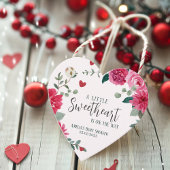 Een beetje lief valentijn harten baby shower bedankjes labels