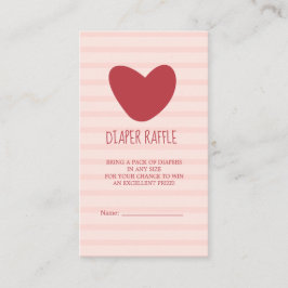 Een beetje lief valentijn harten baby shower informatiekaartje