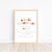 Een beetje lief Valentijns welkom Poster